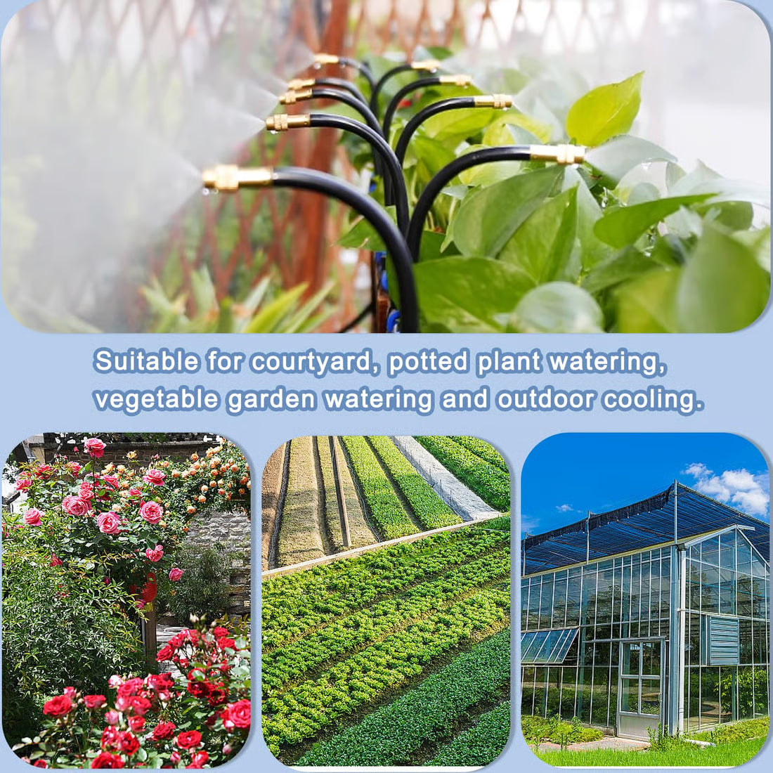 DomoStil™ OFF-360° Curved Garden Automatic Irrigation System