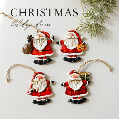 Christmas Decorations Elderly Snowman Gingerbread Man Small Pendant - Domostil™