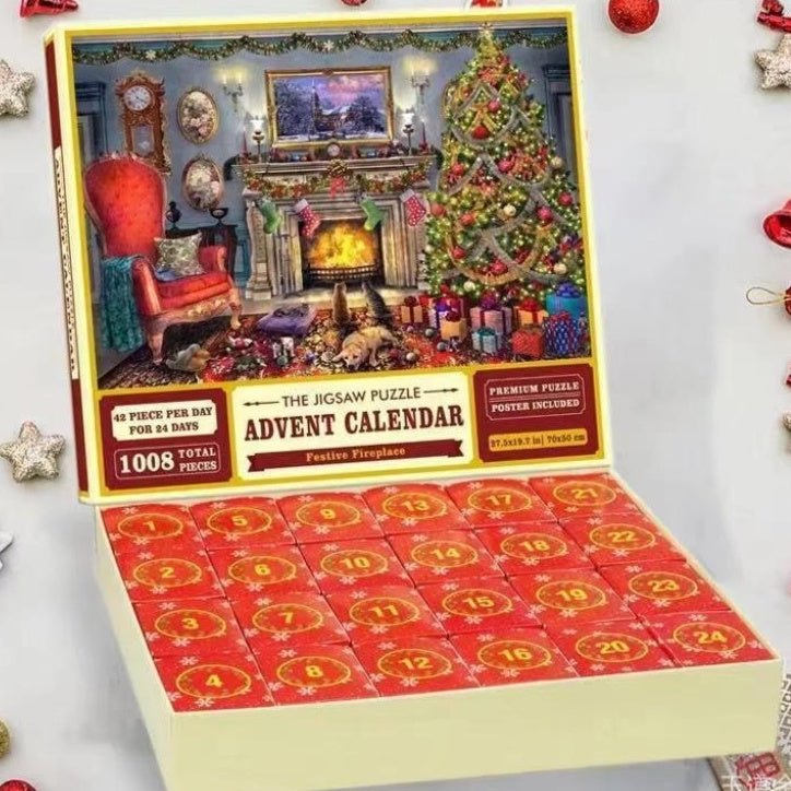 New 25 Boxes Christmas Advent Calendar Puzzle - Domostil™