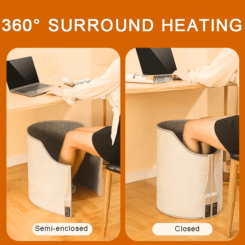 DomoStil™ Electric Feet Heater Digital Display Folding Portable Adjust - Domostil™