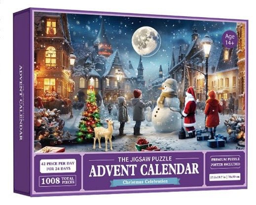 New 25 Boxes Christmas Advent Calendar Puzzle - Domostil™