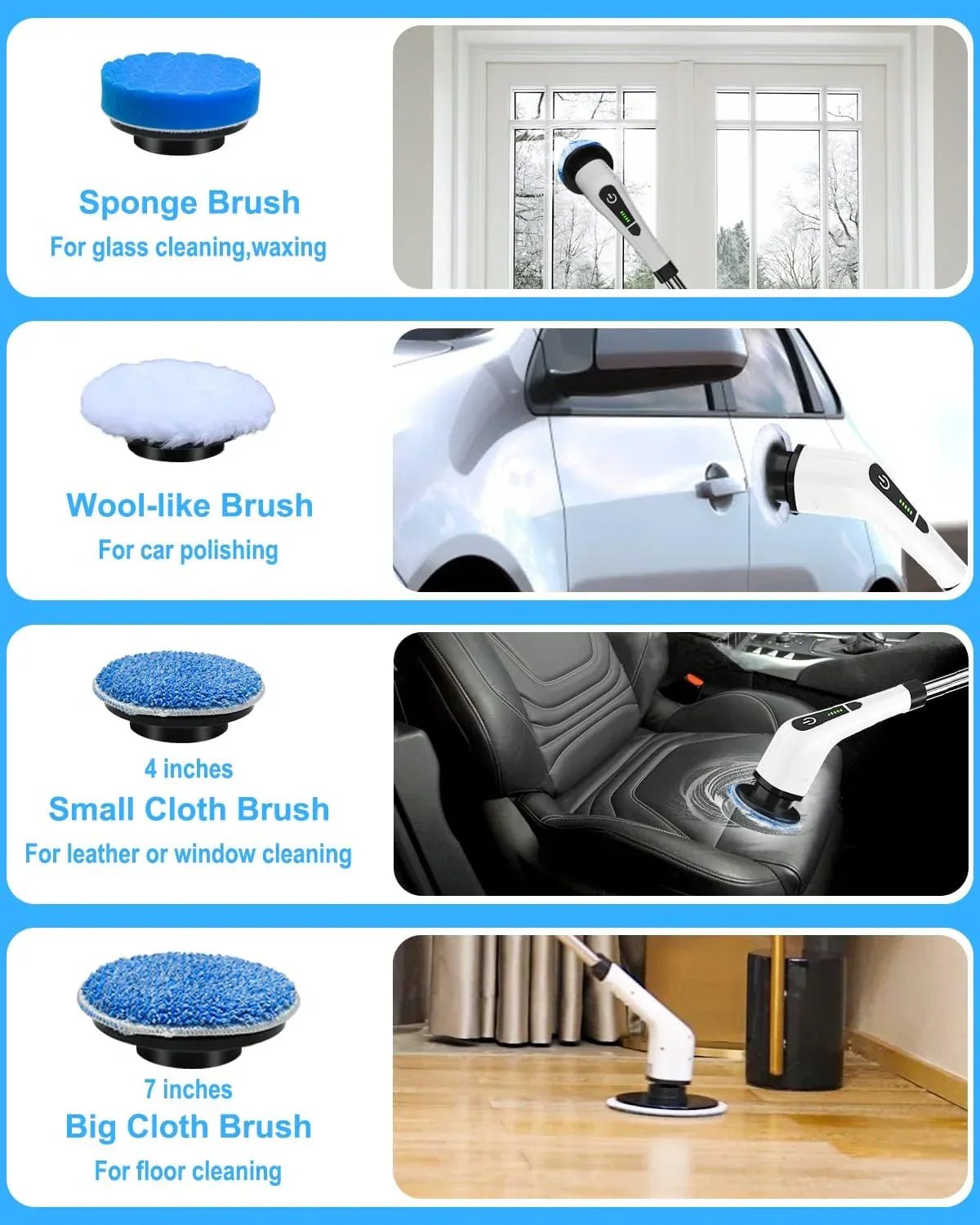 DomoStil™ 9 in 1 Electric Cleaning Brush - Domostil™