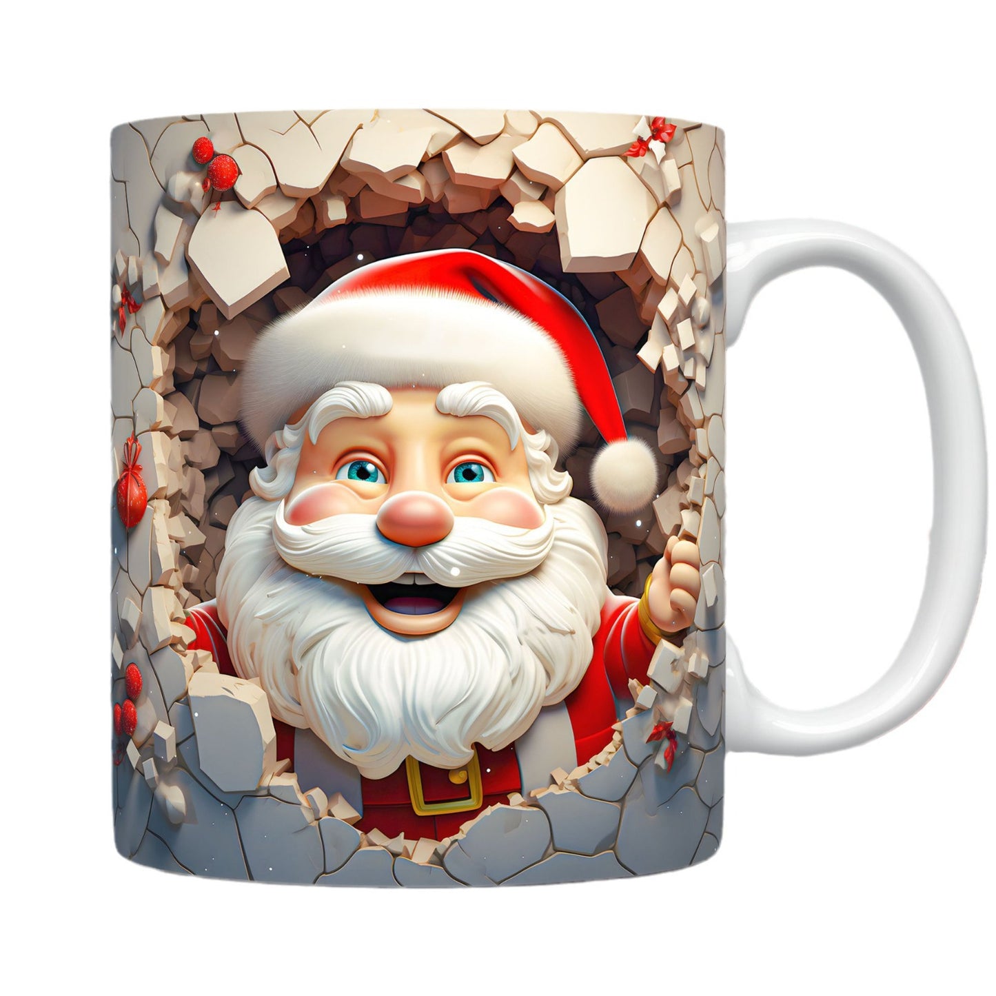 Creative 3D Christmas Ceramic Mug - Domostil™