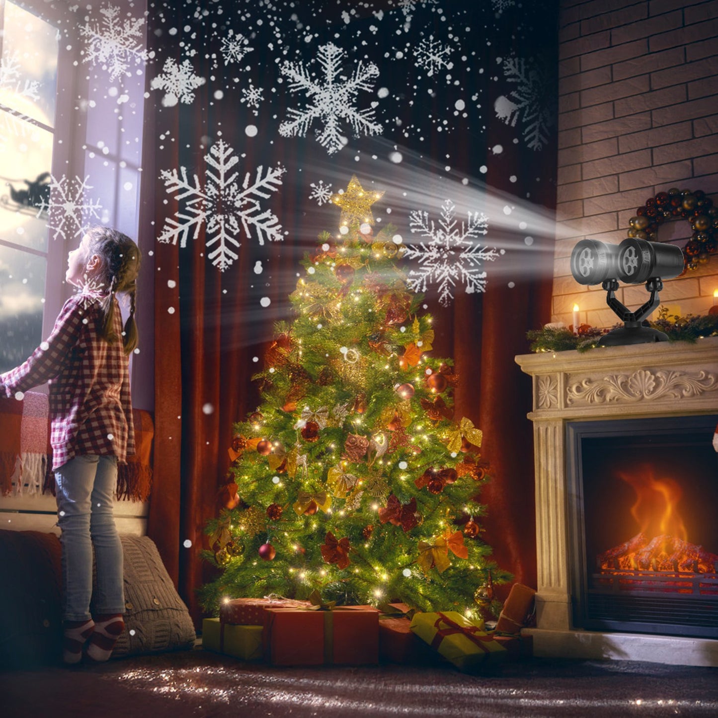 Christmas Snowflake Projector - Domostil™