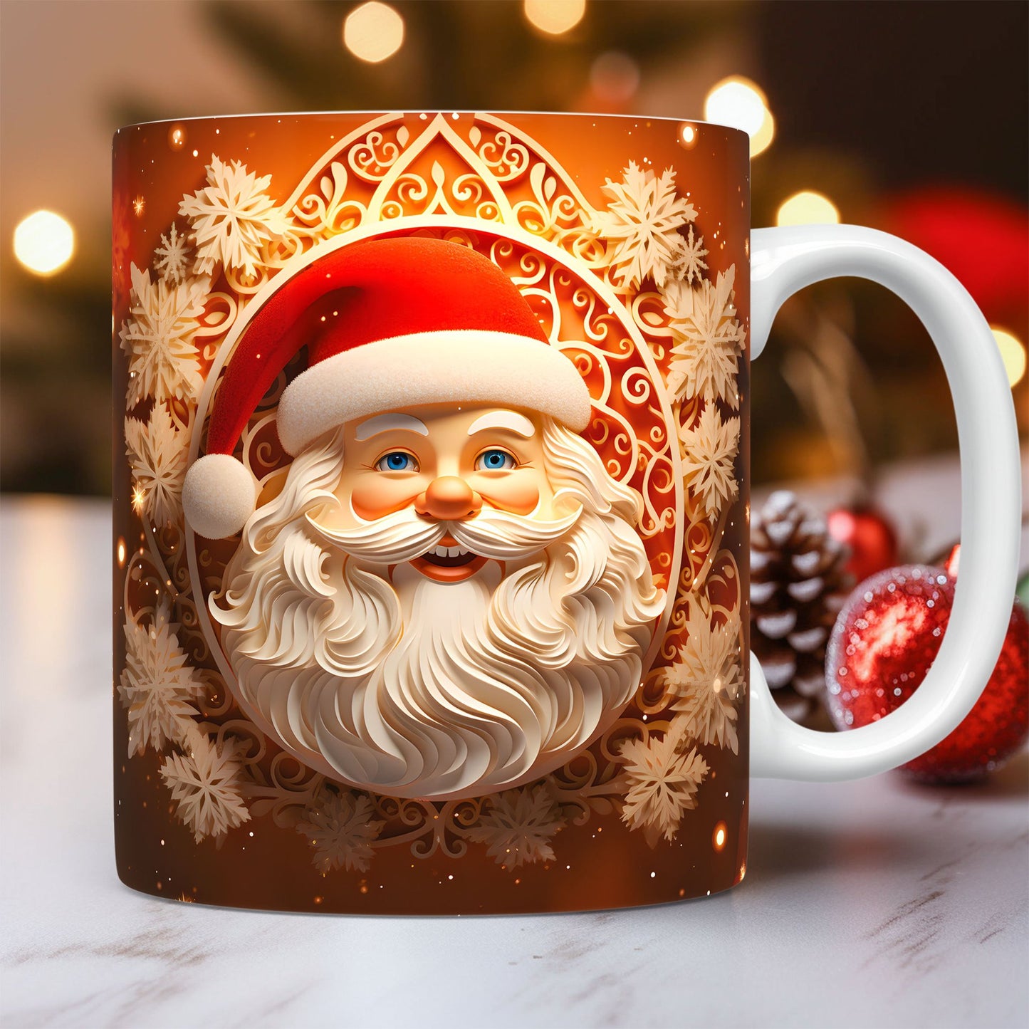 Creative 3D Christmas Ceramic Mug - Domostil™