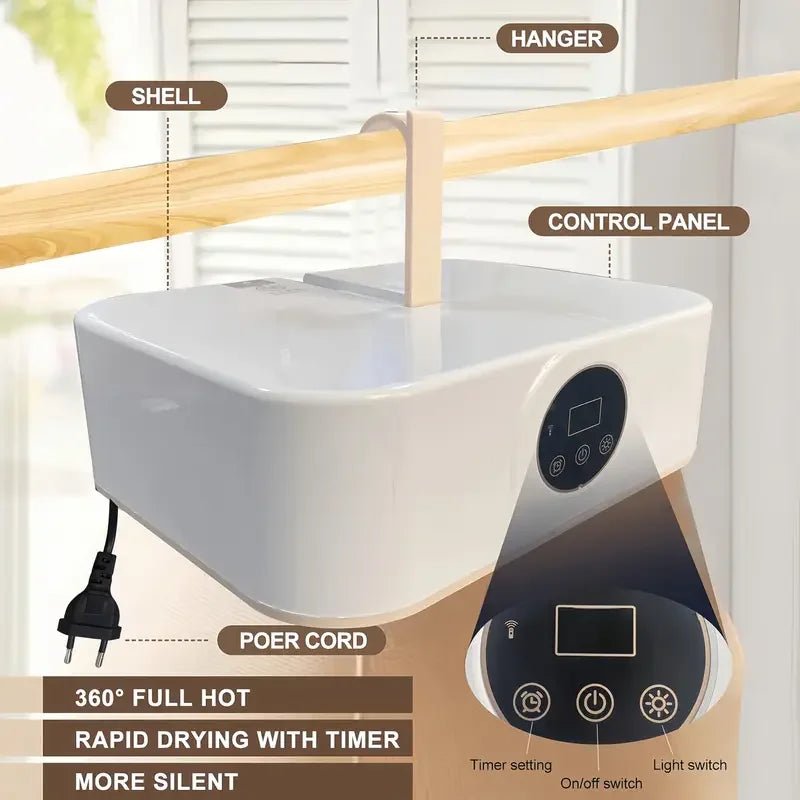 DomoStil™ - Compact Foldable Laundry Dryer - Remote Control & Dry Bag - Domostil™