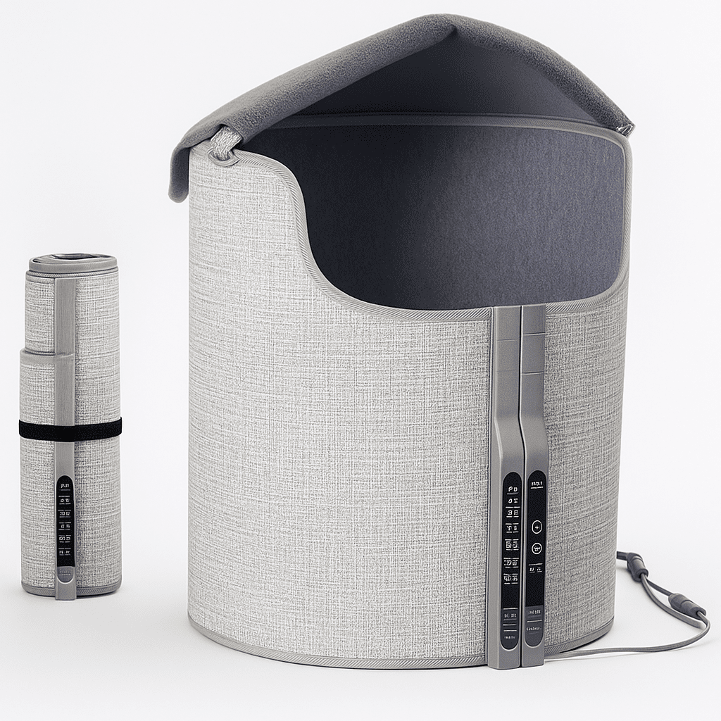 DomoStil™ Electric Feet Heater Digital Display Folding Portable Adjust - Domostil™