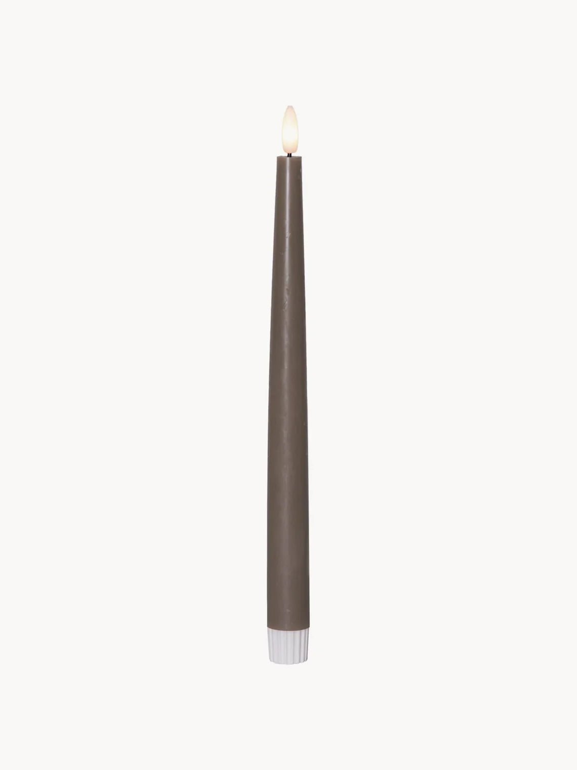 DomoStil™ Led Taper Candles Flame Slim with Timer Function and Remote Control, 2 - piece - Domostil™