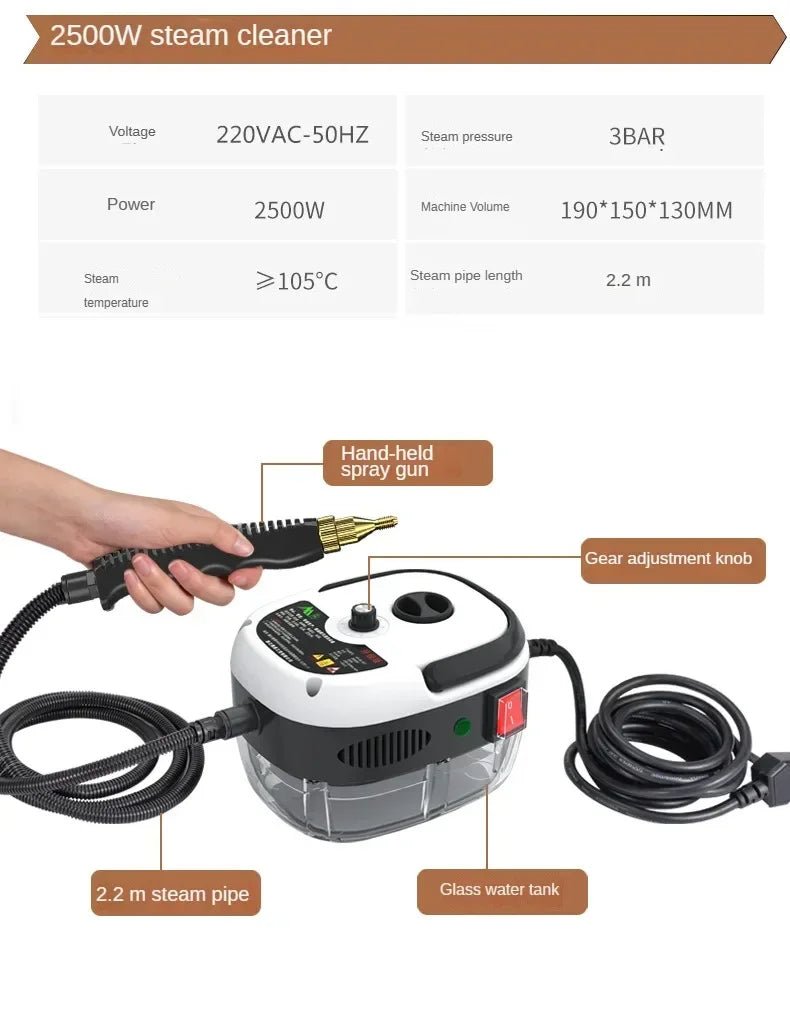 DomoStil™ Handheld High - Pressure Steam Cleaner - Domostil™