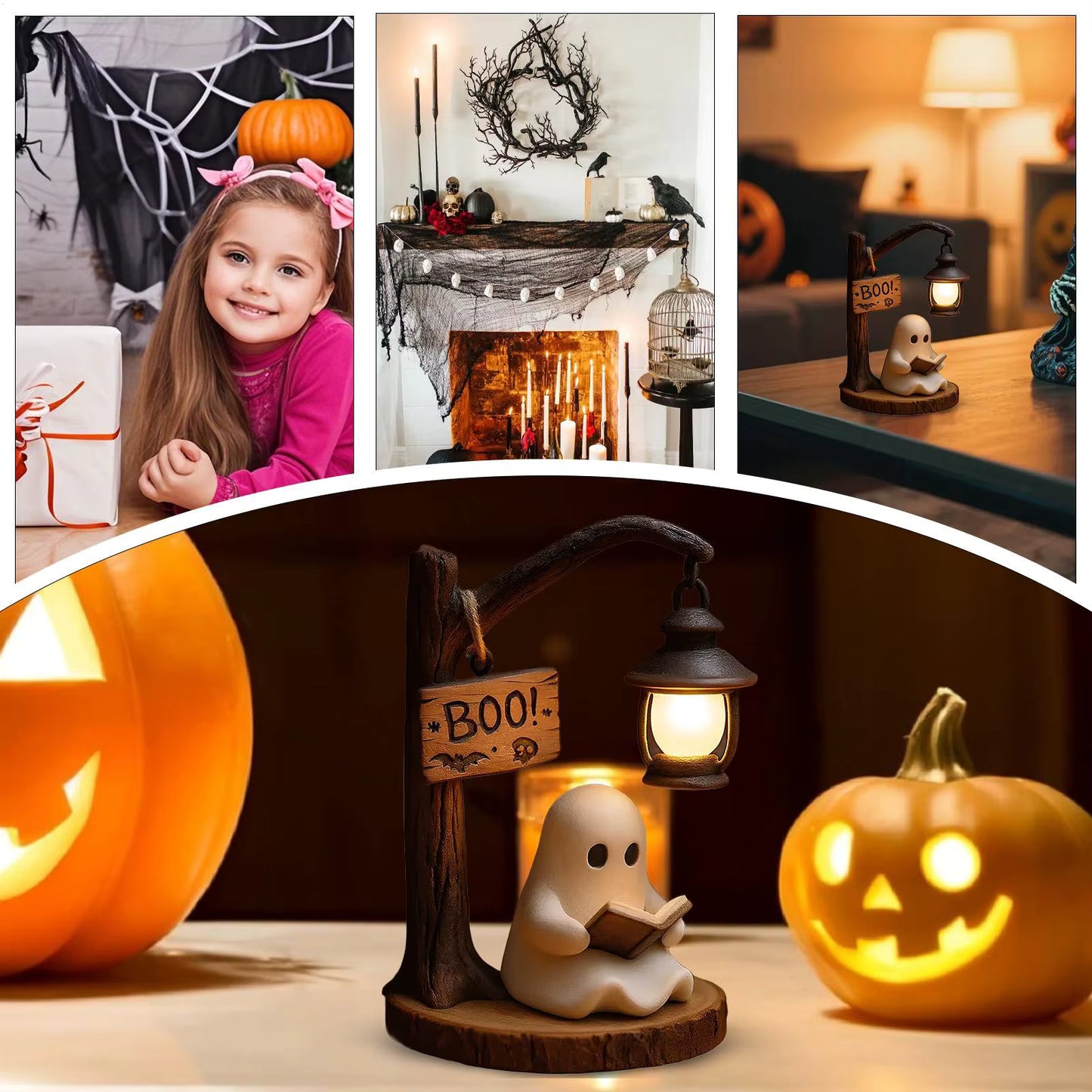 DomoStil™ Cute Ghost Reading Lantern - BOO!(✨Same as in the video)