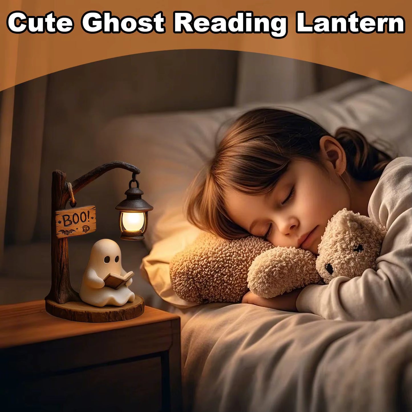 DomoStil™ Cute Ghost Reading Lantern - BOO!(✨Same as in the video)