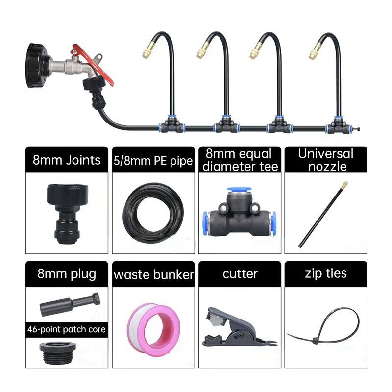 DomoStil™ OFF-360° Curved Garden Automatic Irrigation System