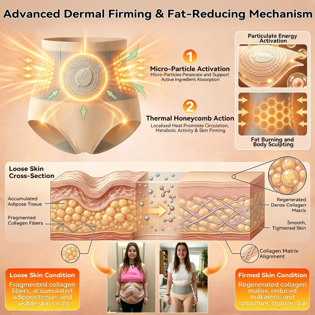 Berberine 4-in-1 Micro-Particle Shaping & Fat Burning Shorts