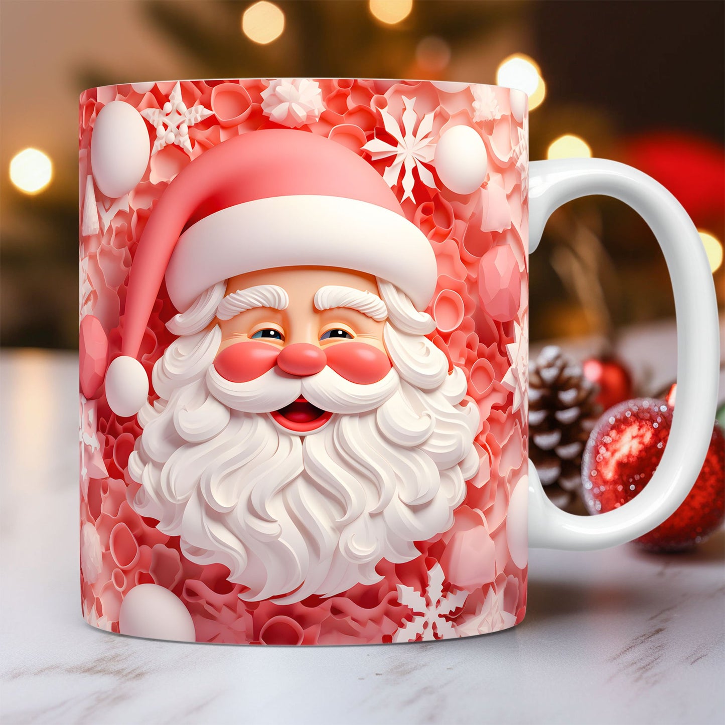 Creative 3D Christmas Ceramic Mug - Domostil™