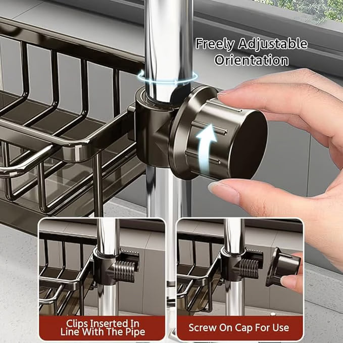 DomoStil™ Kitchen Sink Faucet Organizer
