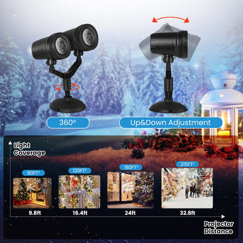 Christmas Snowflake Projector - Domostil™