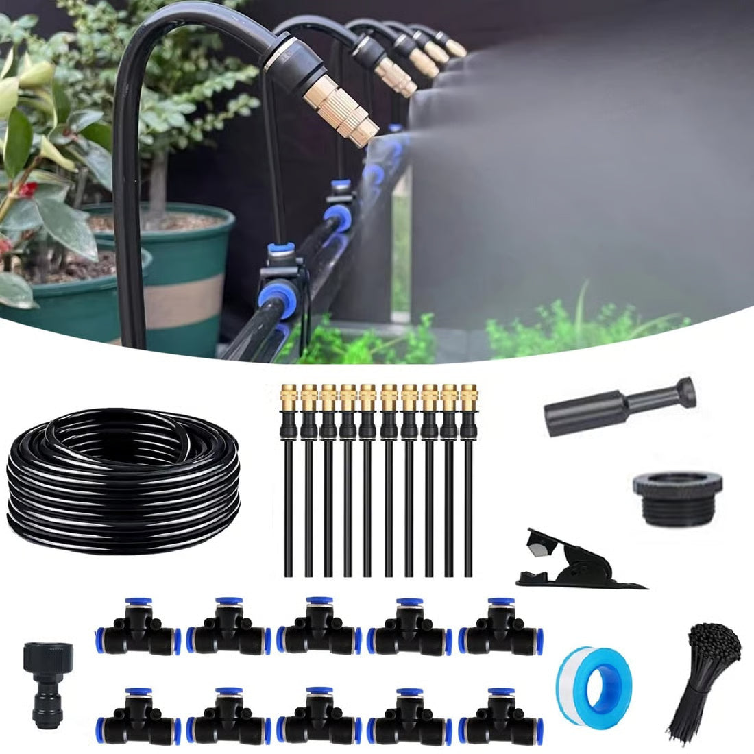 DomoStil™ OFF-360° Curved Garden Automatic Irrigation System