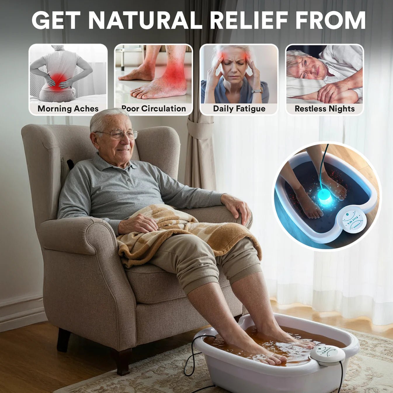 DomoStil™ Ionic Foot Bath+ Basin - Domostil™